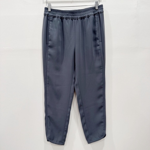 J. Crew Pull On Elastic Waist Reese Tulip Hem Jogger Pants Gray Size 8 B8523 - Picture 1 of 8
